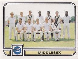 1983 Panini World Of Cricket Stickers #117 Middlesex Front