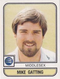1983 Panini World Of Cricket Stickers #118 Mike Gatting Front