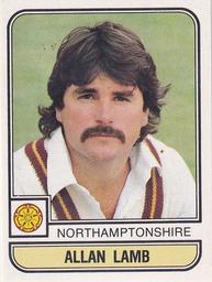 1983 Panini World Of Cricket Stickers #143 Allan Lamb Front