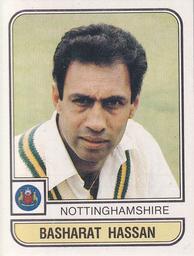 1983 Panini World Of Cricket Stickers #156 Basharat Hassan Front