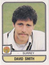 1983 Panini World Of Cricket Stickers #185 David Smith Front