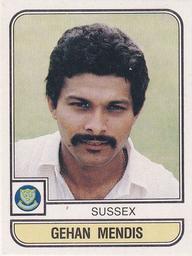 1983 Panini World Of Cricket Stickers #197 Gehan Mendis Front