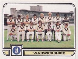 1983 Panini World Of Cricket Stickers #209 Warwickshire Front
