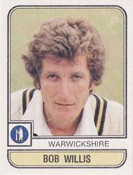1983 Panini World Of Cricket Stickers #210 Bob Willis Front