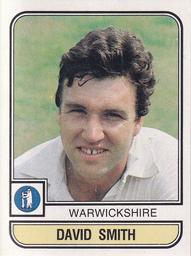 1983 Panini World Of Cricket Stickers #212 David Smith Front