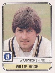 1983 Panini World Of Cricket Stickers #219 Willie Hogg Front