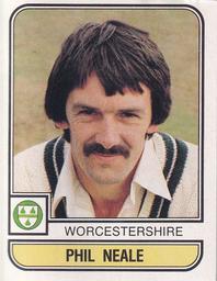 1983 Panini World Of Cricket Stickers #224 Phil Neale Front