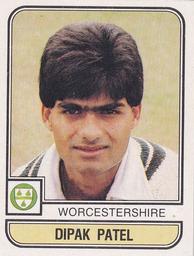 1983 Panini World Of Cricket Stickers #231 Dipak Patel Front