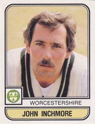1983 Panini World Of Cricket Stickers #234 John Inchmore Front