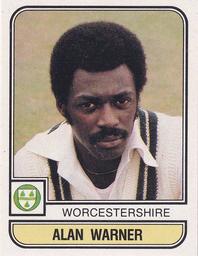 1983 Panini World Of Cricket Stickers #235 Alan Warner Front