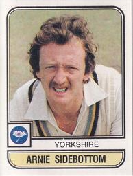 1983 Panini World Of Cricket Stickers #248 Arnie Sidebottom Front