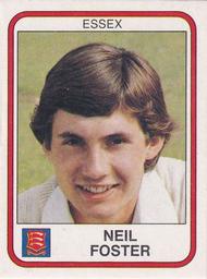 1983 Panini World Of Cricket Stickers #253 Neil Foster Front