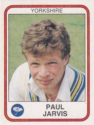 1983 Panini World Of Cricket Stickers #255 Paul Jarvis Front