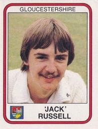 1983 Panini World Of Cricket Stickers #258 Jack Russell Front