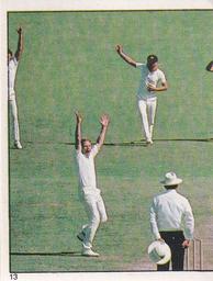 1983 Scanlens Cricket Stickers #13 Rodney Hogg / Chris Tavare Front