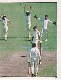 1983 Scanlens Cricket Stickers #14 Rodney Hogg / Chris Tavare Front