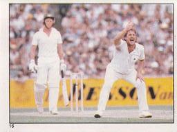 1983 Scanlens Cricket Stickers #16 Ian Botham / Kim Hughes Front