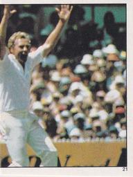 1983 Scanlens Cricket Stickers #21 Geoff Cook / Rodney Hogg Front