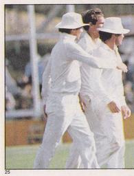 1983 Scanlens Cricket Stickers #25 Kim Hughes / Greg Chappell Front