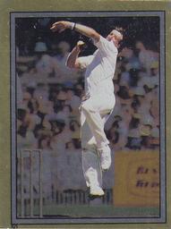 1983 Scanlens Cricket Stickers #50 Geoff Lawson Front