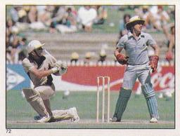 1983 Scanlens Cricket Stickers #72 Jeff Crowe / Ian Gould Front
