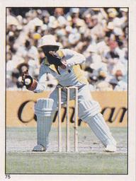 1983 Scanlens Cricket Stickers #75 Syed Kirmani Front