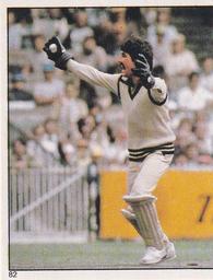 1983 Scanlens Cricket Stickers #82 Warren Lees / David Gower Front