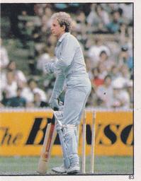 1983 Scanlens Cricket Stickers #83 Warren Lees / David Gower Front