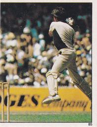 1983 Scanlens Cricket Stickers #85 Allan Border / Warren Lees Front