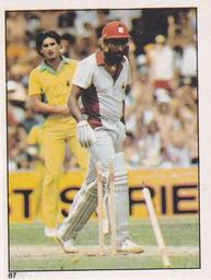 1983 Scanlens Cricket Stickers #87 Andy Roberts / Len Pascoe Front