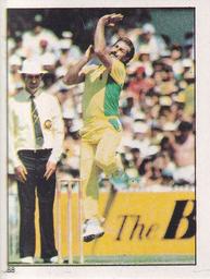 1983 Scanlens Cricket Stickers #88 Dennis Lillee Front