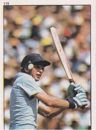 1983 Scanlens Cricket Stickers #115 David Gower Front