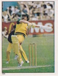 1983 Scanlens Cricket Stickers #154 David Boon Front