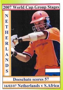 2007 Cricket World Cup #6 Ryan ten Doeschate Front