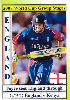 2007 Cricket World Cup #13 Ed Joyce Front