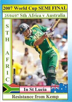 2007 Cricket World Cup #32 Justin Kemp Front
