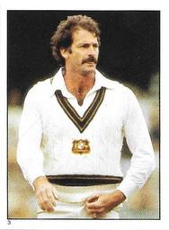 1984 Scanlens Cricket Stickers #3 Dennis Lillee Front