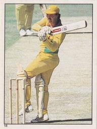1984 Scanlens Cricket Stickers #18 Greg Ritchie Front