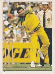 1984 Scanlens Cricket Stickers #19 Allan Border Front