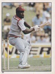 1984 Scanlens Cricket Stickers #30 Viv Richards Front