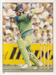 1984 Scanlens Cricket Stickers #40 Abdul Qadir Front