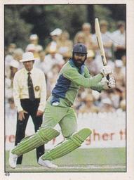 1984 Scanlens Cricket Stickers #49 Zaheer Abbas Front