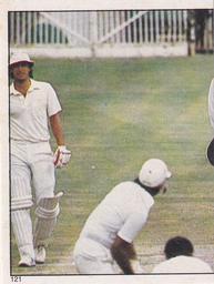 1984 Scanlens Cricket Stickers #121 Greg Matthews / Abdul Qadir Front