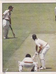 1984 Scanlens Cricket Stickers #125 Wayne Phillips / Abdul Qadir Front