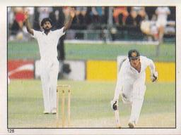 1984 Scanlens Cricket Stickers #128 Allan Border Front