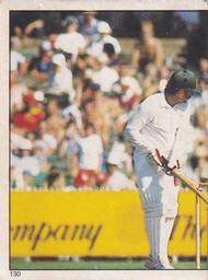 1984 Scanlens Cricket Stickers #130 Wasim Bari / Allan Border Front