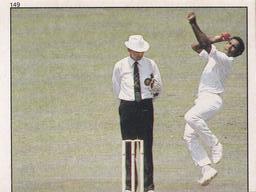 1984 Scanlens Cricket Stickers #149 Mudassar Nazar / Wayne Phillips Front