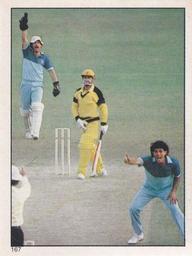 1984 Scanlens Cricket Stickers #167 Greg Shipperd / Mike Whitney Front