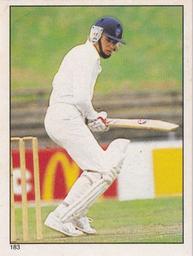 1984 Scanlens Cricket Stickers #183 Dirk Wellham Front