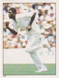 1984 Scanlens Cricket Stickers #187 Joel Garner Front